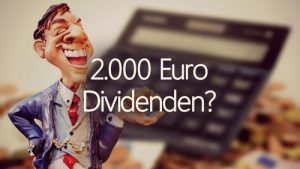 Monatlich 2000 Euro Dividenden verdienen in 30 Jahren? - So viel musst du sparen