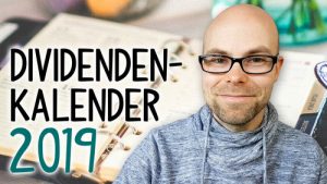44 Zahltage im Jahr - mein Dividendenkalender 2019